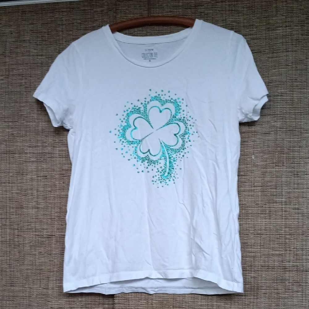 J. Crew White Short Sleeve Cotton Collectors Tee